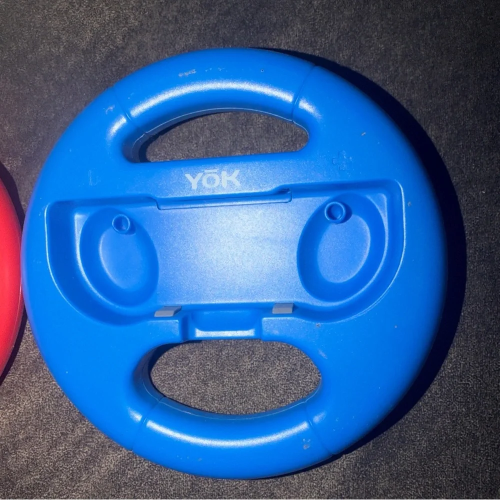 Yok Nintendo‎ Switch Steering Wheel, Racing Wheels for Joy-Con (2 Pack) Blue/Red